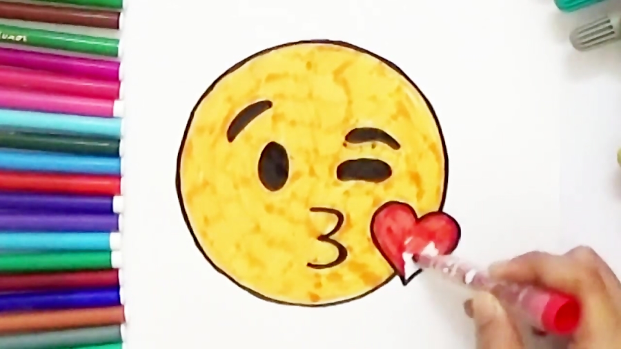 How To Draw Emojis Happy Emoji Really Easy Drawing Tutorial