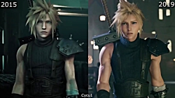 Final Fantasy VII Remake 2015 vs 2019 Early Graphics Comparison