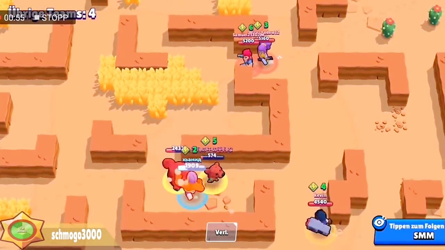 Rosa Vs El Primo Brawl Stars Funny Moments Ø¯ÛŒØ¯Ø¦Ùˆ Dideo