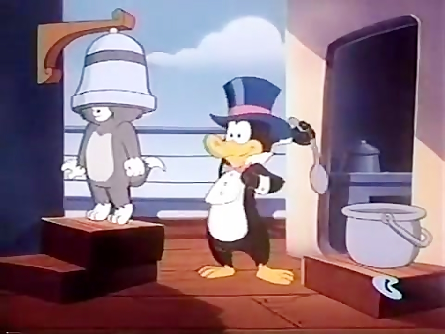 Tom and Jerry kids - Perky The Fish Pinching Penguin 1990 - cartoons ...