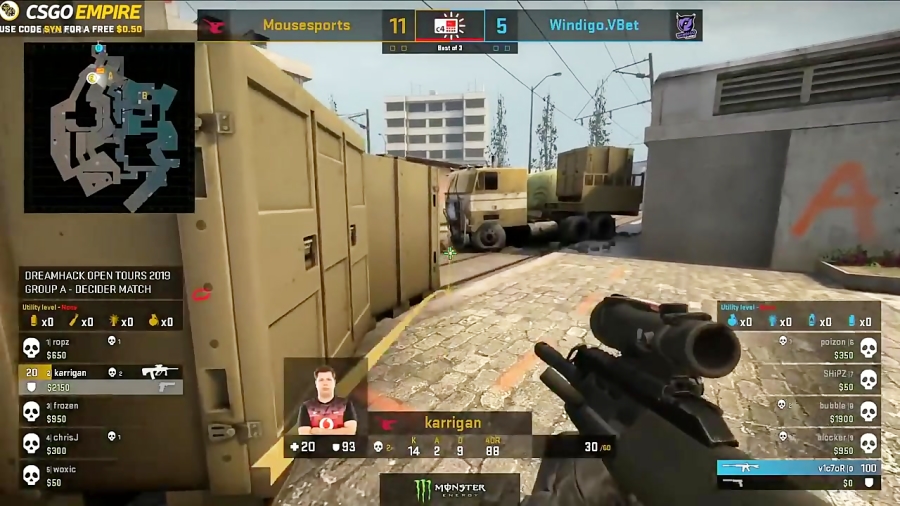 STEW MASTERED THE AWP! SCREAM USES GOD FLASH! CS:GO Twitch Clips