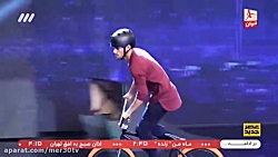 نمایش مهیج BMX حرکات ورزشی با...