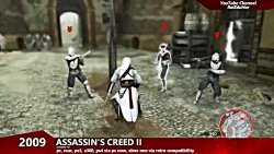 Evolution of Assassin#039;s Creed Games 2007-2018