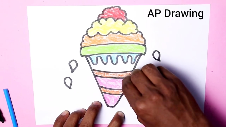 Easy Drawing How Draw Cute Christmas Ice Cream Step By Step
