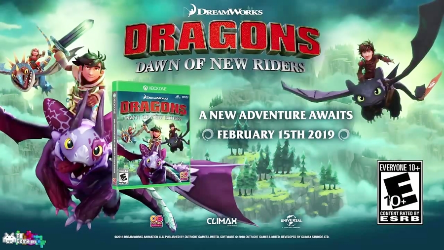 تریلر بازی DreamWorks Dragons Dawn of New Riders | آل گیم زمان42ثانیه