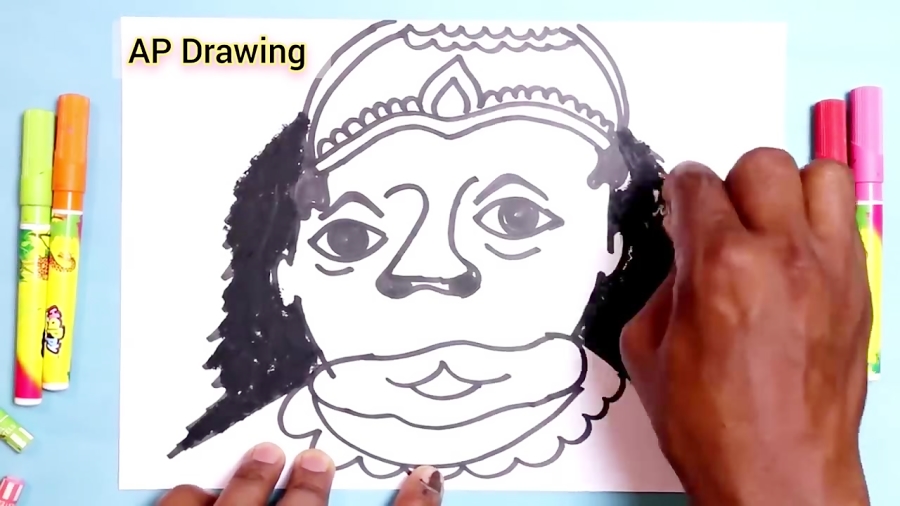 Pin on Hanuman Drawings