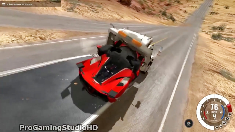 High Speed Jump Crashes BeamNG Drive Compilation #22 (Car Shredding Experiment)