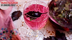 نوشیدنی ترکی ریجان بنفش به توض...