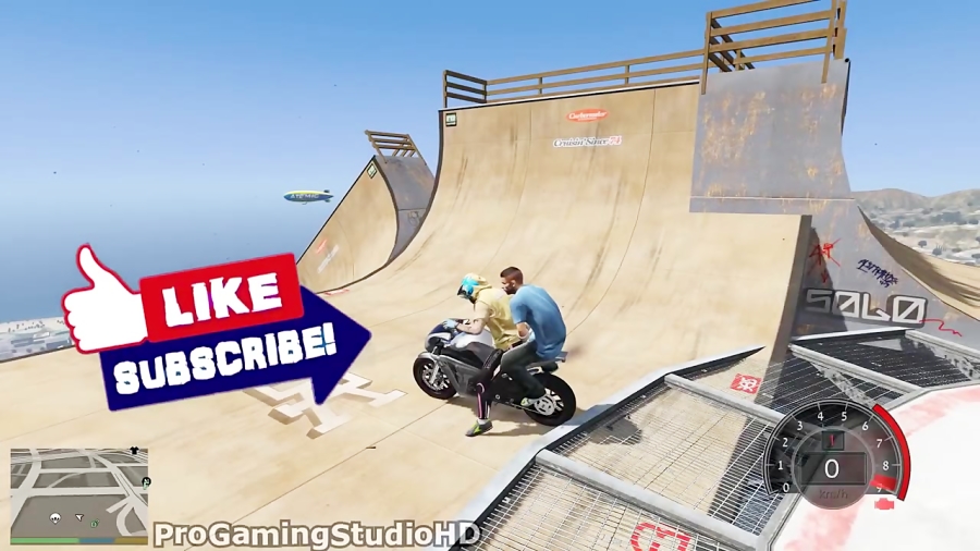 GTA 5 Crazy Jumps with Motorcycle #2 (GTA 5 Fails Funny Moments)