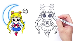 How To Draw Sailor Moon Easy For Beginners