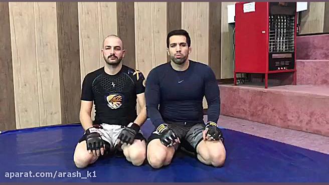 آموزش mma - قسمت ششم، فرار از گیوتین arm-in guillotine choke آرش کریمی