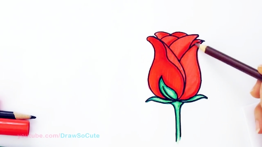 how-to-draw-color-a-rose-super-easy-realistic