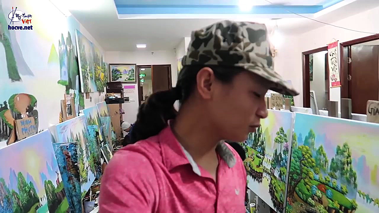 آموزش نقاشیnhật ký khóa k16, bài tranh sơn thủy. Các bạn đk học vẽ : لیپوست