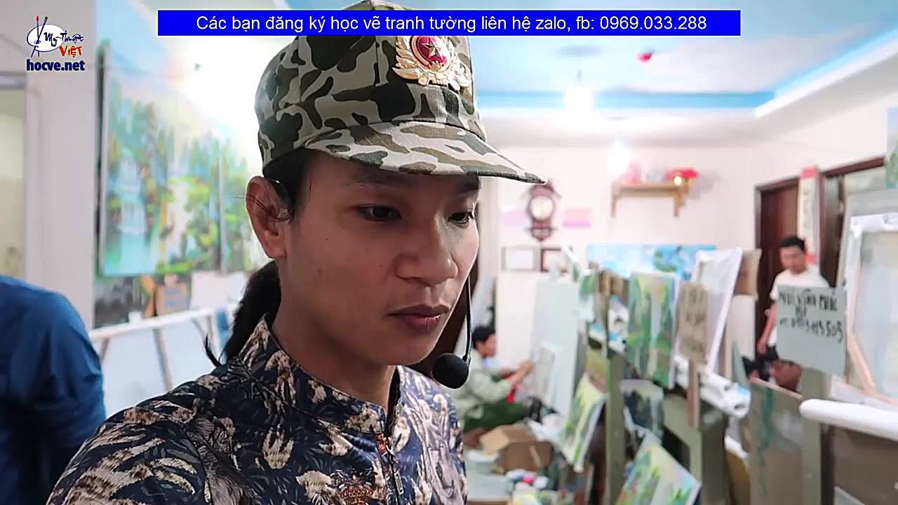 آموزش نقاشیNhật ký khóa k16, bài tranh sơn thủy khổ nhỏ. Khóa học پیلینگ شیمیایی