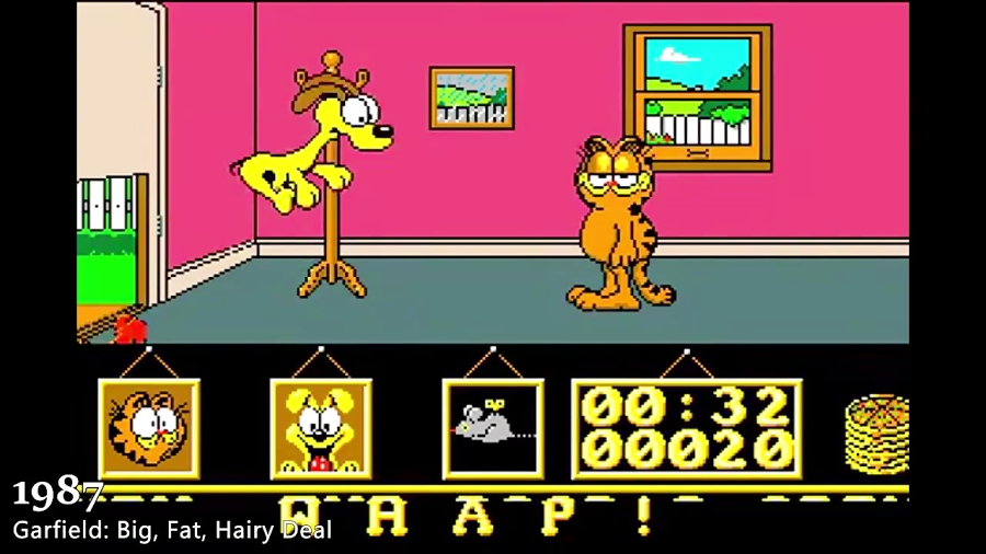 تکامل بازی های گارفیلد  Garfield
