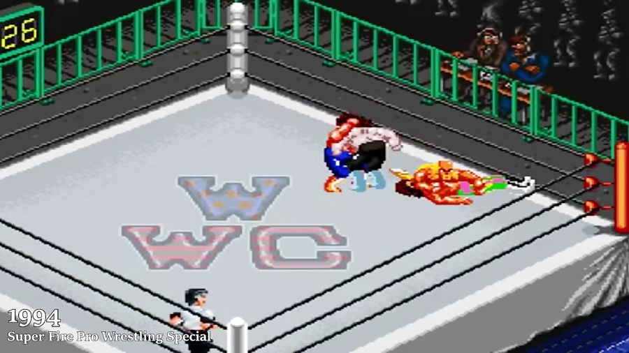 تکامل بازی های کشتی کج 2017 - 1989 Fire Pro Wrestling