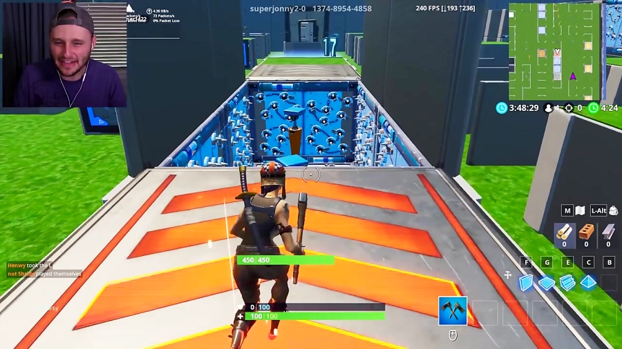101 LEVEL OPEN ARENA DEATHRUN *NEW* Game Mode in Fortnite Battle Royale