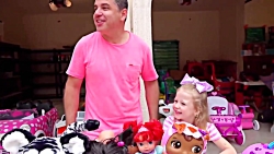 استیسی و بابایی اسباب بازی های...