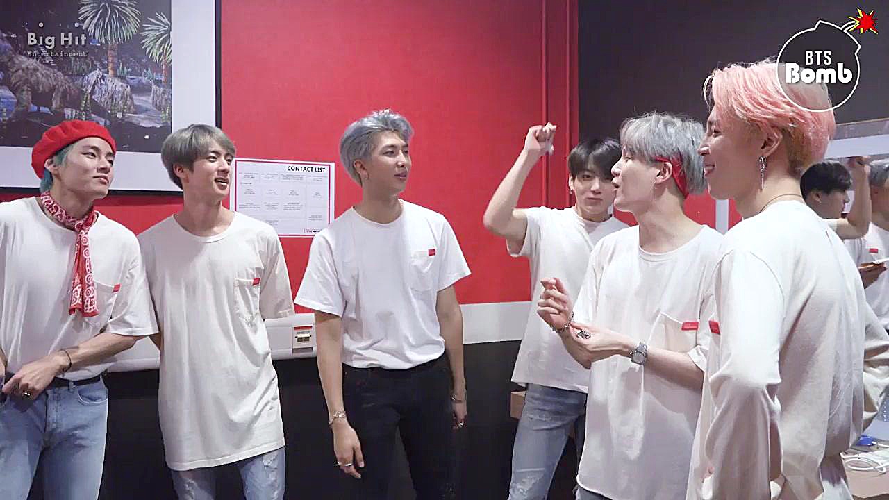 بنگتن * بی تی اس * بمب جدید به نام who made a suprise visit ^^bangtan bomb bts برداشتن خال گوشتی