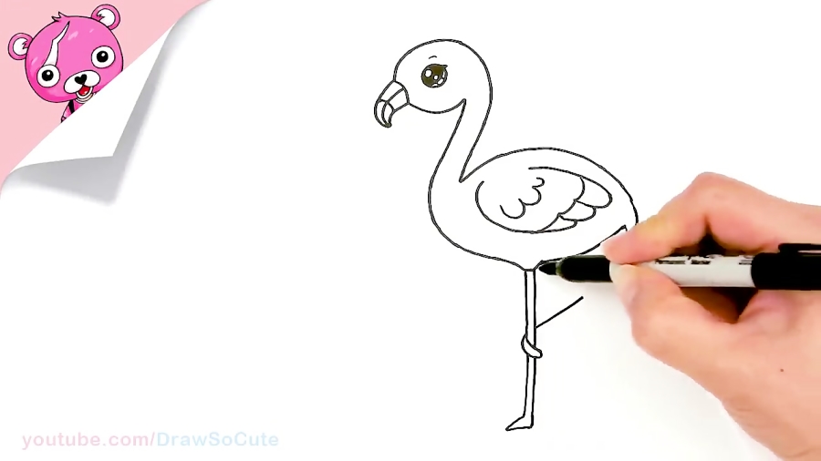 Drawing Flamingo Youtube Picture