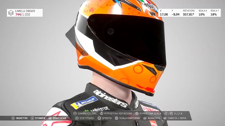 تریلر شخصی سازی کلاه در بازی MotoGP 19