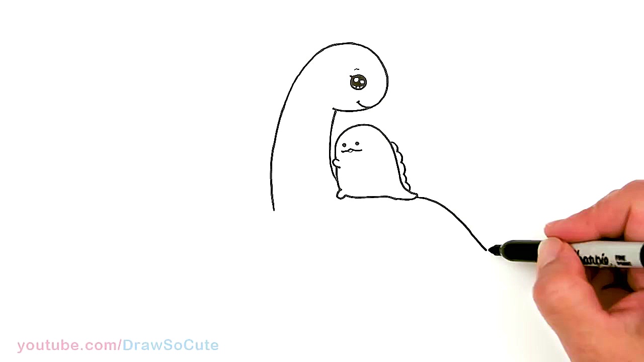 How to Draw a Dinosaur Mom | Sumikko Gurashi زمان670ثانیه