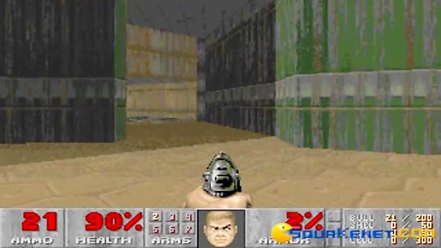 The Ultimate Doom gameplay (PC Game, 1995)