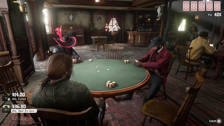PLAYING POKER in RED DEAD ONLINE (Red Dead Redemption 2)