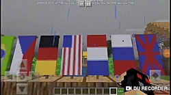 اموزش ساخت چند تا پرچم کشور های خارجی در ماینکرافت