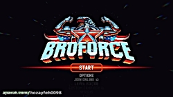 گیم پلی بازی BroForce پارت ۱   زیرنویس
