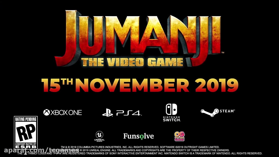 تریلر معرفی بازی Jumanji The Video Game تاریخ انتشار بازی | تی سی گیمز
