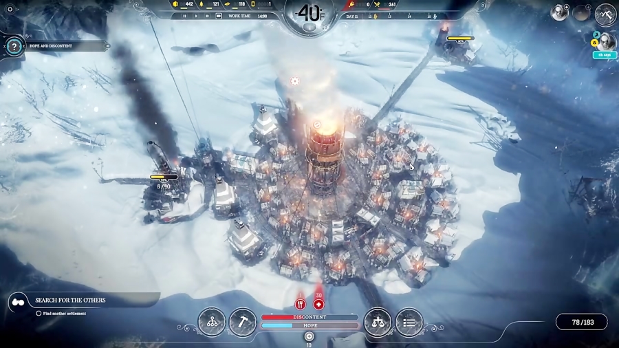 گیم پلی بازی  Frostpunk  The Fall Of Winterhome Gameplay