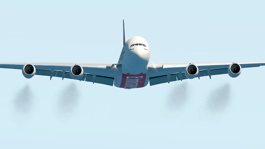 فرود اضطراری هواپیمای A380 در روی آب