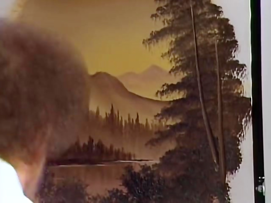 bob ross autumn oval