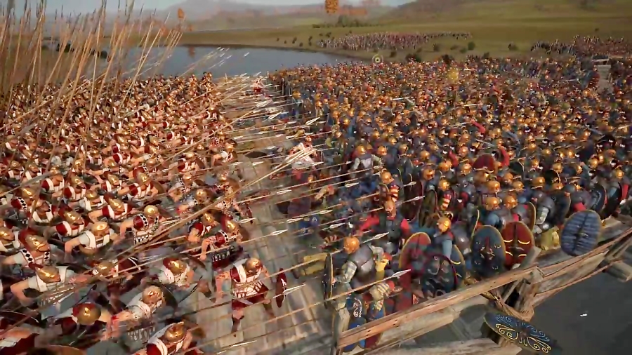 بازی روم 2: مبارزه 300 سرباز اسپارتی در برابر 12800 سرباز نخبه مصری