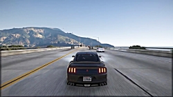 گیم پلی بازی جی تی ای با ماشین...