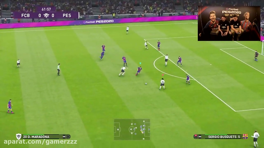 PES 2020 GAMEPLAY FC BARCELONA VS PES LEGENDS