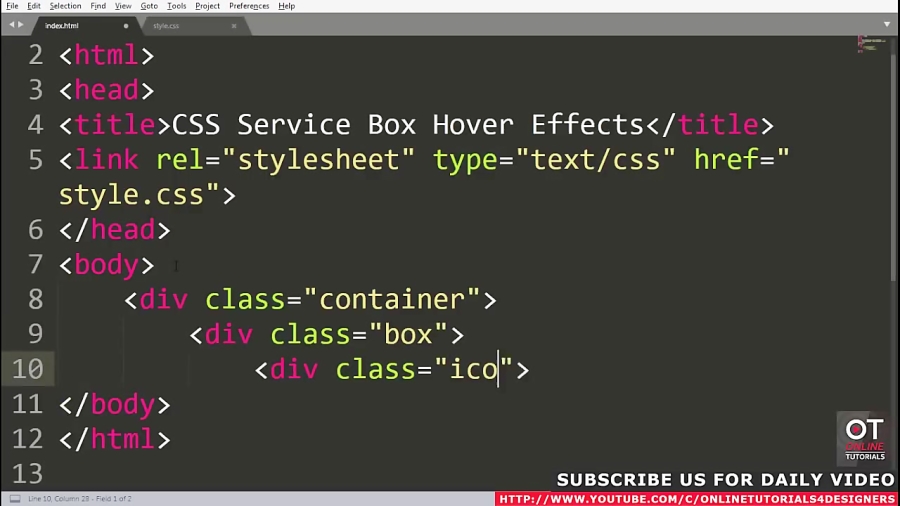 Our Services Box Hover Effects | Html CSS Responsive Design