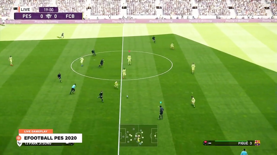 گیم پلی بازی PES 2020 - نیوتک