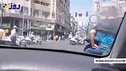 اسکورت کاروان نخست وزیر ژاپن