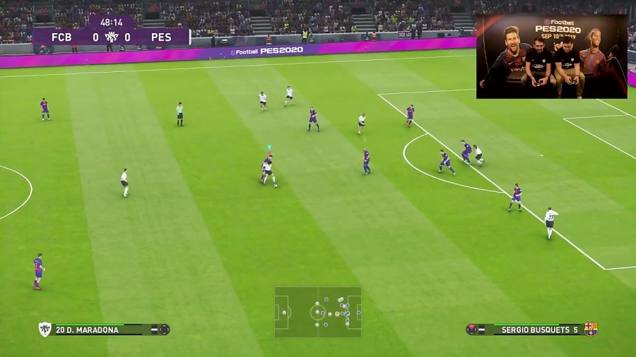 PES 2020 GAMEPLAY FC BARCELONA VS PES LEGENDS