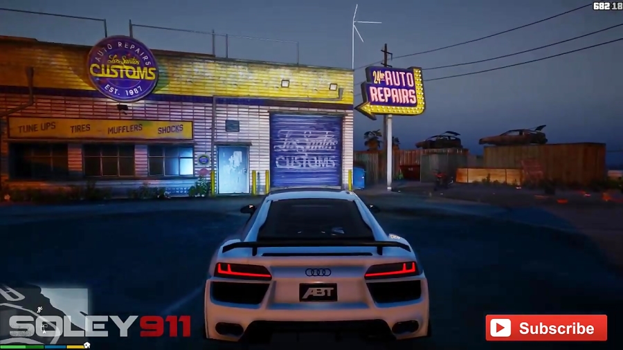 Audi R8 v10 ABT tuning  GTA V...