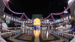 تایم لپس زیبا از چراغانی صحن ه...