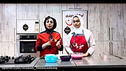 طرز تهیه دسر موس توت فرنگی