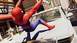 گیم پلی بازی مرد عنکبوتی PS4 به صورت آزادانه با لباس مرد عنکبوتی توبی مگوایر