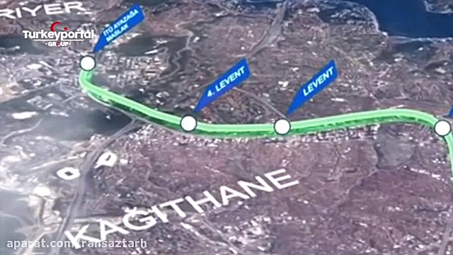 معرفی تمام خطوط متروی شهر استانبول ترکیه زمان210ثانیه