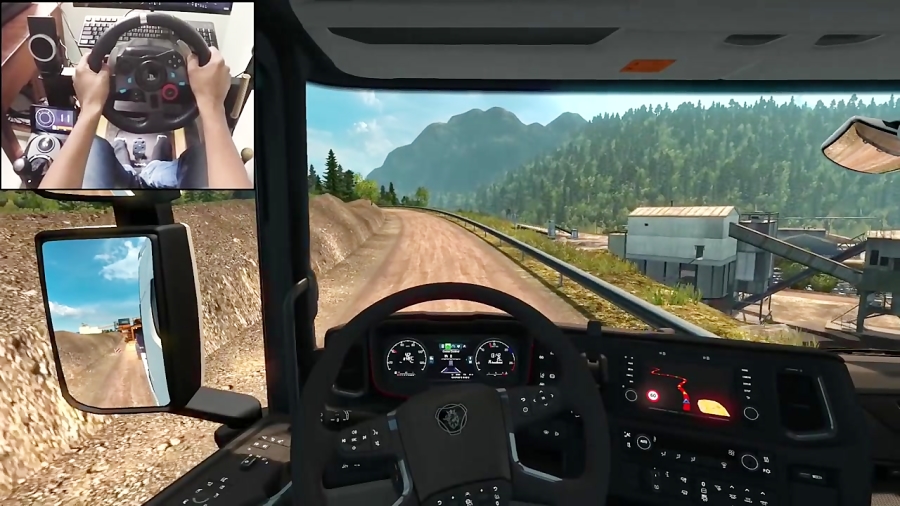 گیم پلی بازی : Euro Truck Simulator 2