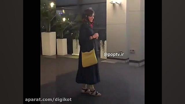 استایل جدید و جذاب ریحانه پارسا و ندا جبرائلی در اکران خصوصی فیلم کارت پرواز زمان135ثانیه