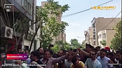 شعار هواداران در حضور عرب؛ مدی...