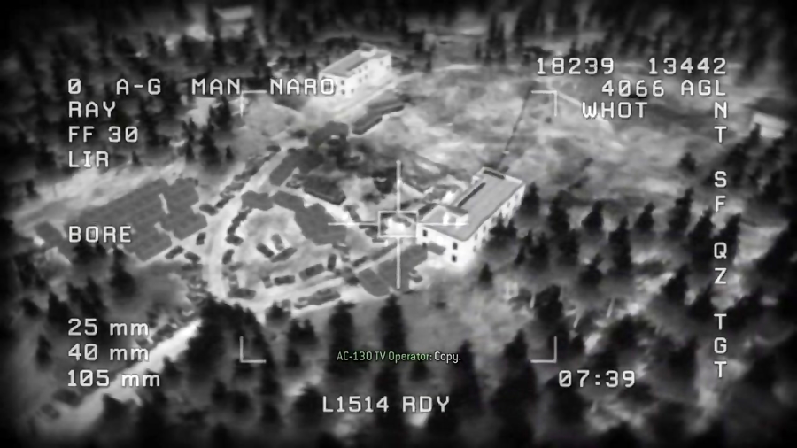 بازی پردازی کال او دیوتی 4 ( ندای وظیفه ) : حمله واقعگرایانه هواپیمای توپدار آسی - 130